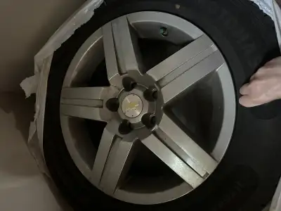 Selling my extra 235 60 17 tires set of 4 came off a Chevy equinox comes with rims and I sold the ca...