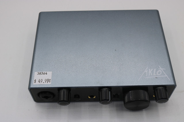AKLOT 2 In 2 Out USB Audio Interface - Grey (#38364) in Pro Audio & Recording Equipment in City of Halifax - Image 4
