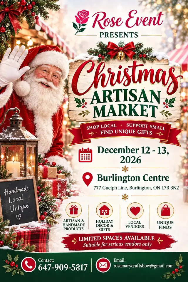 Christmas Artisan Market Vendor Space