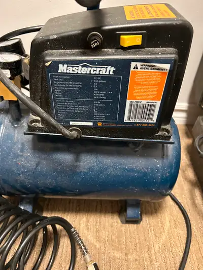 2 Gallon MasterCraft Compressor, View more