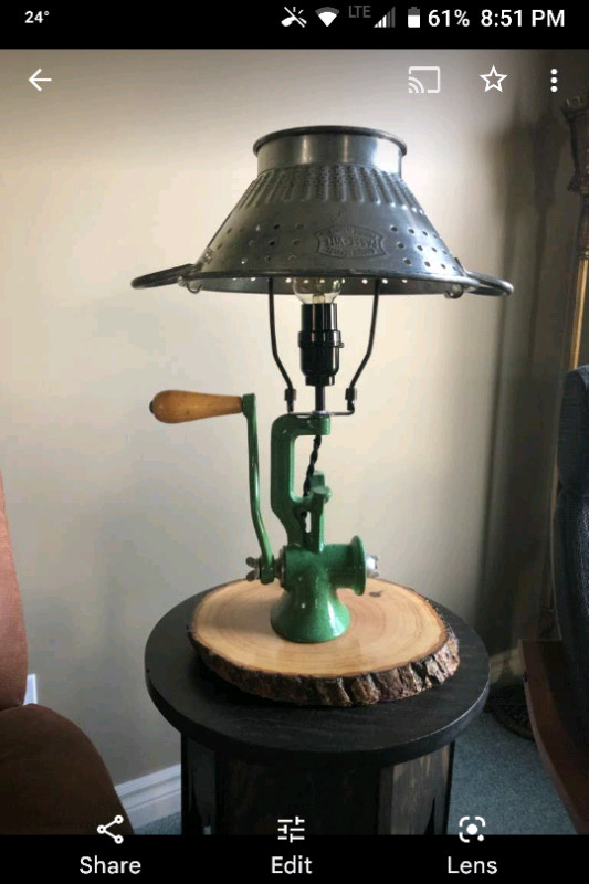 Custom Vintage Table Lamp in Indoor Lighting & Fans in Kitchener / Waterloo - Image 2
