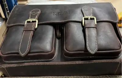 Brand new Full grain Italian leather Messenger  bags, View more