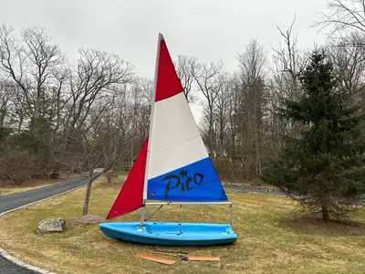 Laser Pico sailboat, used at many Sailing schools for learn to sail. Easy to rig, lightweight. Comes...