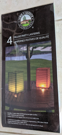 Deluxe Party Lanterns  w/ LED candles (NEW)