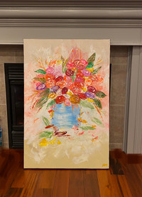 Floral Painting Handcrafted by Sami