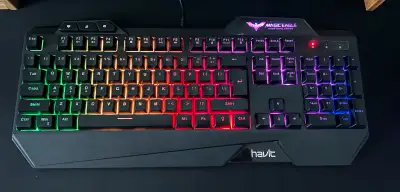 Gaming Keyboard & Mouse/Clavier et souris de jeu, View more