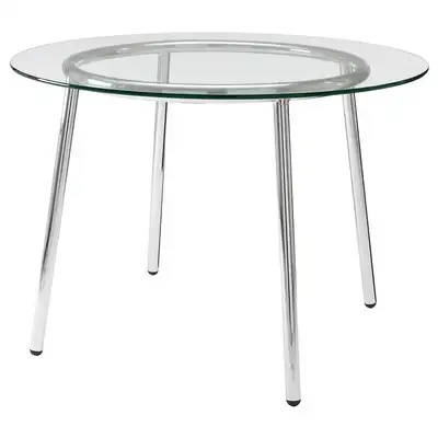 IKEA SALMI glass round table, View more