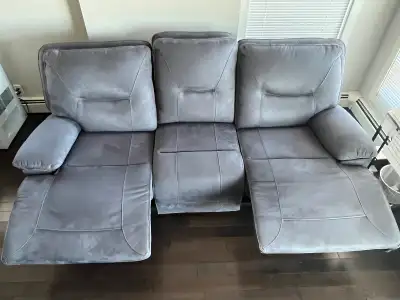 BASICALLY BRAND NEW POWER RECLINER COUCH FOR SALE, View more
