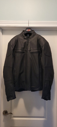 Men's Leather Motorcycle Jacket - Price Drop!