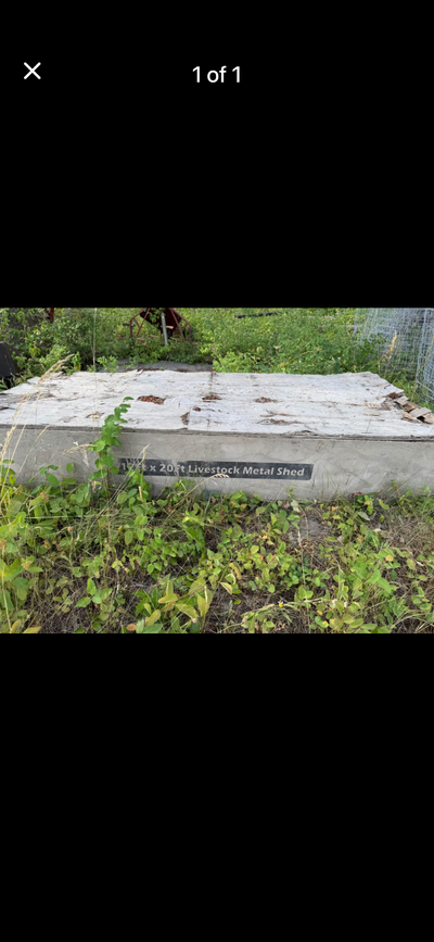 12x20 livestock shelter, View more
