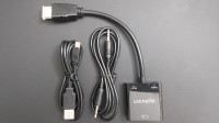 USBNOVEL HDMI to VGA Adapter Converter- Audio & Micro USB Cable