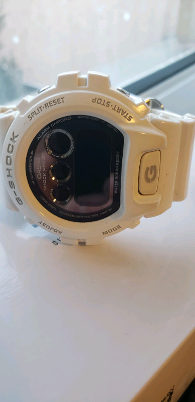 G shock best sale white colour