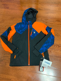 NEW Youth Boys Spyder Winter Ski Jacket - size 18