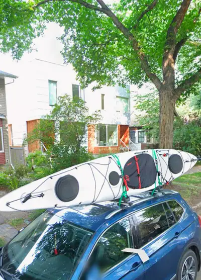 Glide across the water with this 13’ sea kayak! It comes fully equipped with everything you need for...