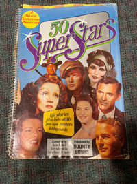 50 Super Stars (life stories, film lists, stills, pin-ups, etc)