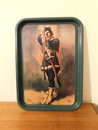 Vintage Robin Hood Flour Commemorative Tin Tray with Bag