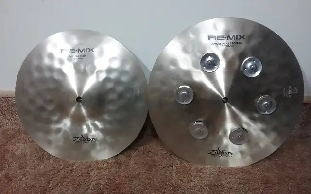 Rare Zildjian Remix cymbals. in Drums & Percussion in St. Catharines - Image 8