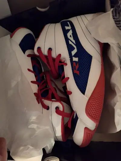 BNIB Rival Low Cut Boxing Boot M14, RSX Guerero White Blue Red, View more