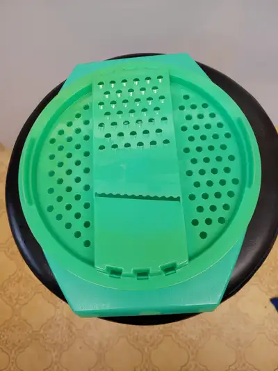 Vintage Tupperware Bowl -Top Style Grater, Slicer, Shredder, View more
