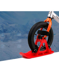 Snowboard Sled Attachment For 12" Balance Bike Orange