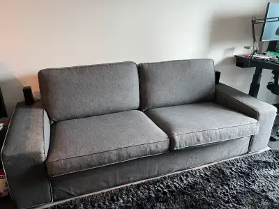 Gray IKEA sofa - KIVIK, View more