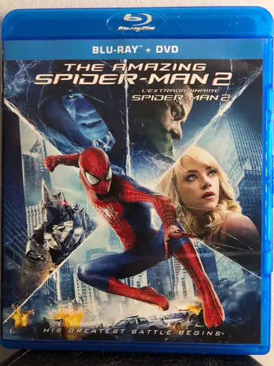The Amazing Spider-Man 2 Blu-ray + Dvd