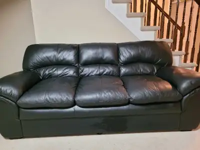 Black couch, View more
