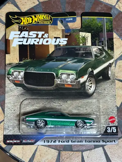 Hot Wheels Premium Fast and Furious 1972 Ford Gran Torino Sport ❌Disponible ❌ ❌Livraison possible av...