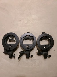 Godox and Neewer S-Type Bracket Holder with Bowens Mount