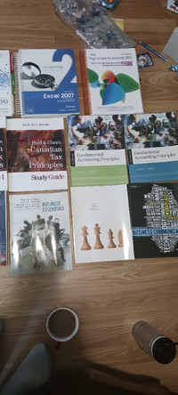All books for year one Accounting program