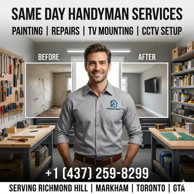 Handyman Services – Reliable, Affordable & Quality Work, View more
