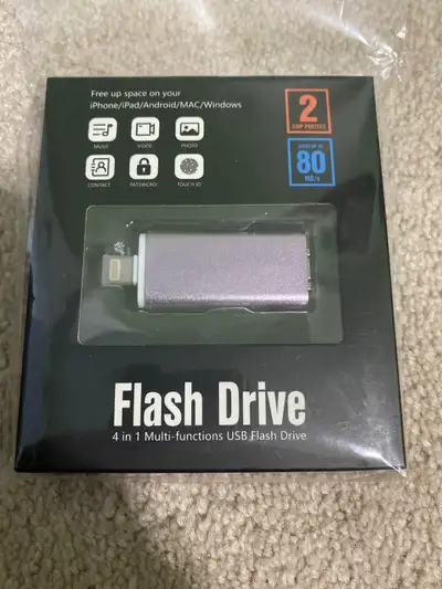 Portable storage flash drive for iPhone 256 gb Brand new, never used