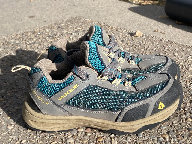 Kids Vasque Hiking Shoes - size 2Y in Fishing, Camping & Outdoors in Calgary