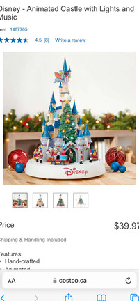 WTB -  Disney Christmas castle