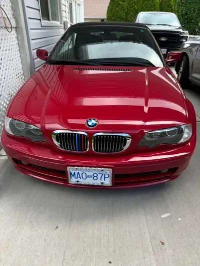 BMW 325 CI 2002. Automatic traction control. Beautiful show room condition, convertible RED car. Onl...