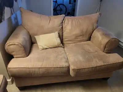 FREE COUCH, LOVE SEAT, COFFEE TABLE, TV, TV STAND, View more