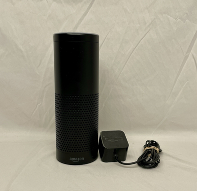 Amazon Echo Plus 1st Gen Smart Speaker Black SK705DI w/ Cord Tes, View more
