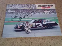 Dale Earnhardt Sr  Autographed  with paper work