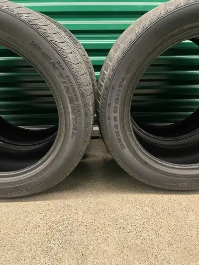 Set4️⃣. 235/55R19 XL 105H Continental CrossContact LX Sport. FIRM $360: Four Used All Seasons Tires....