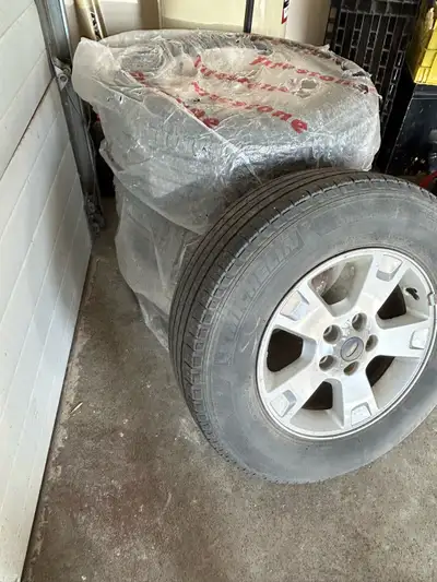 I have 4 Michelin Latitudes off of a 2005 Ford Escape. 235/70/16 w/ factory aluminum wheels. 5/32” t...