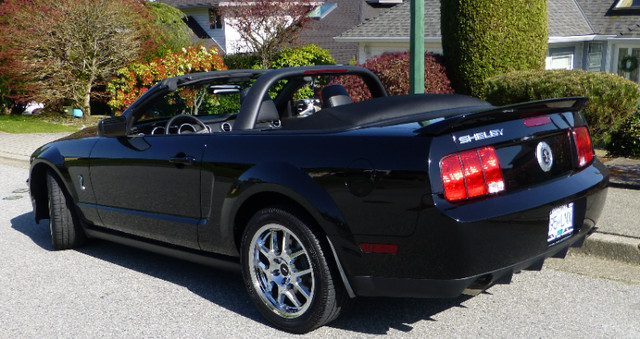 2008 GT500 Ford Shelby SVT Mustang Convertible in Cars & Trucks in Tricities/Pitt/Maple