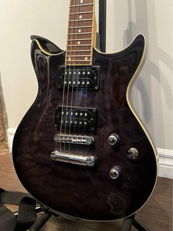 Lyon by Washburn LCT24 Black Electric Guitar in Guitars in Cambridge - Image 2
