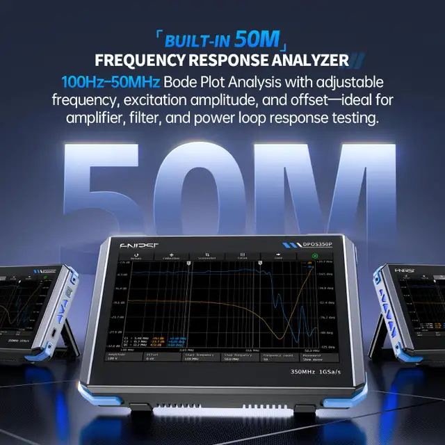 FNIRSI DPOS350P Tablet Oscilloscope 350MHz, Spectrum Analyzer in General Electronics in City of Montréal - Image 7