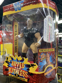 WWE WWF Wrestling 1997 Ripped Ruthless Stone Cold Box Booth 276