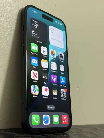 Unlocked Black Apple iPhone 15 5G 128GB , View more