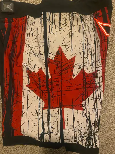 Mint Tapout Team Canada fight shorts from The Ultimate fighter tv show lrg