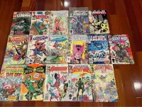 16 Marvel Comics, Punisher, Spider-Man, Avengers etc.