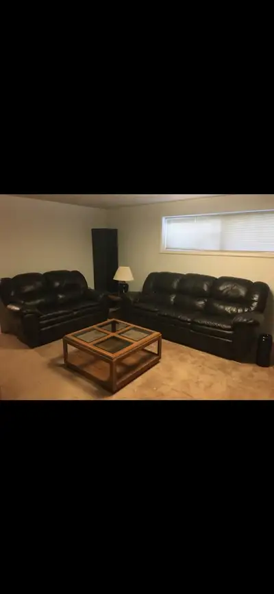 Leather/Recliner Couch and Sofa Set, View more