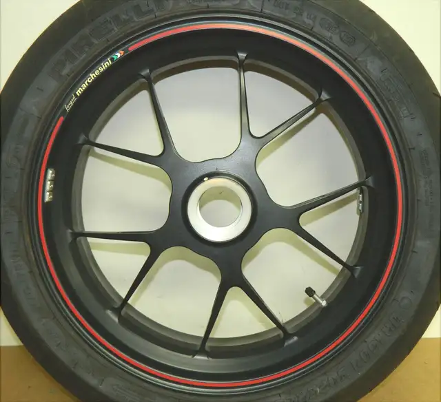 Ducati Marchesini Light Weight 10 Spoke Forged Wheels FRONT,REAR in Motorcycle Parts & Accessories in Barrie - Image 7
