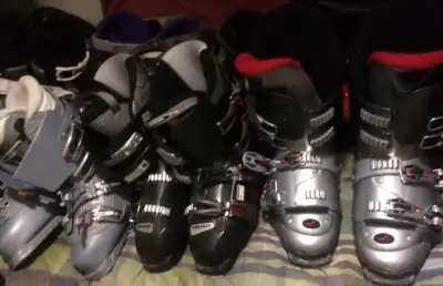 Over 15 pair: downhill ski boots, View more